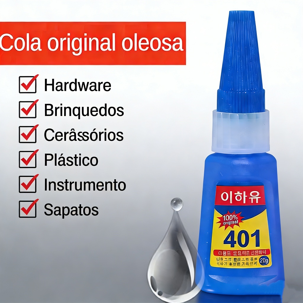 Adesivo universal à base de óleo, alta viscosidade e colagem forte. Ideal para sapatos, plásticos em Oferta na Shopee