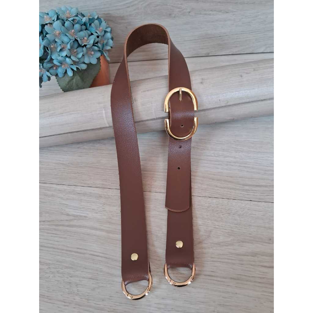 Alça de couro com fivela para a regulagem 3cm de largura couro sintético,para bolsas de croche