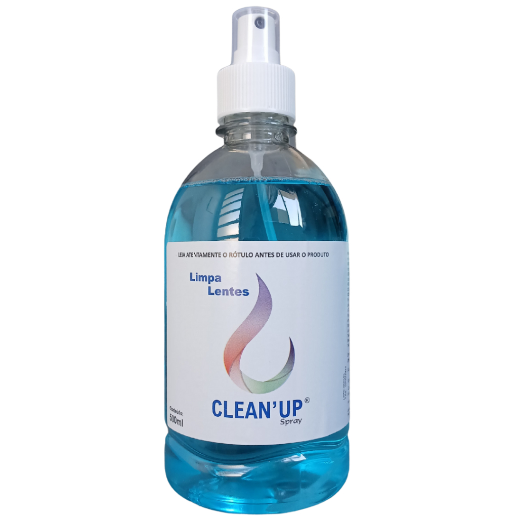 Spray Para Limpeza De Óculos Lentes Limpa Tela Tv Celular Notebook Clean Up 500ml
