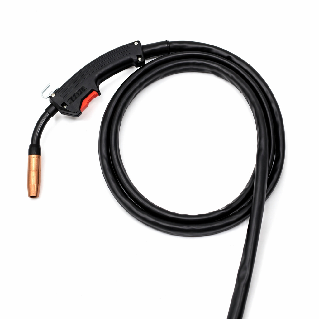 Tocha MIG 130A a 190A 2m Conexão Simples Solda Com e Sem Gás - V8 Brasil