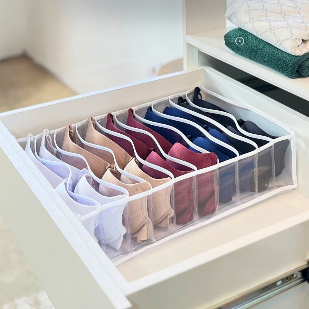 Kit Colmeias Organizadoras de Gaveta G (40x30x10) - Sutiãs, Rasteirinhas, Guarda-Roupa, Camisetas Grandes