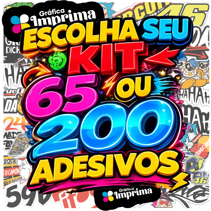 Cartela De Adesivos 200 Unidades - Pernalonga Frases Motivação 244 Grau - Prova D'Água