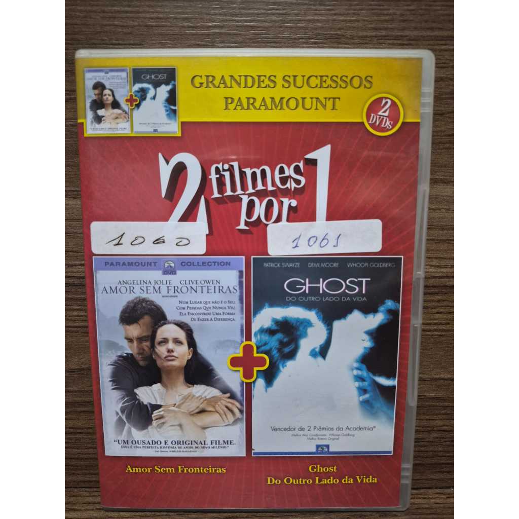DVD - 2 Filmes por 1: Amor sem Fronteiras e Ghost Do Outro Lado da Vida