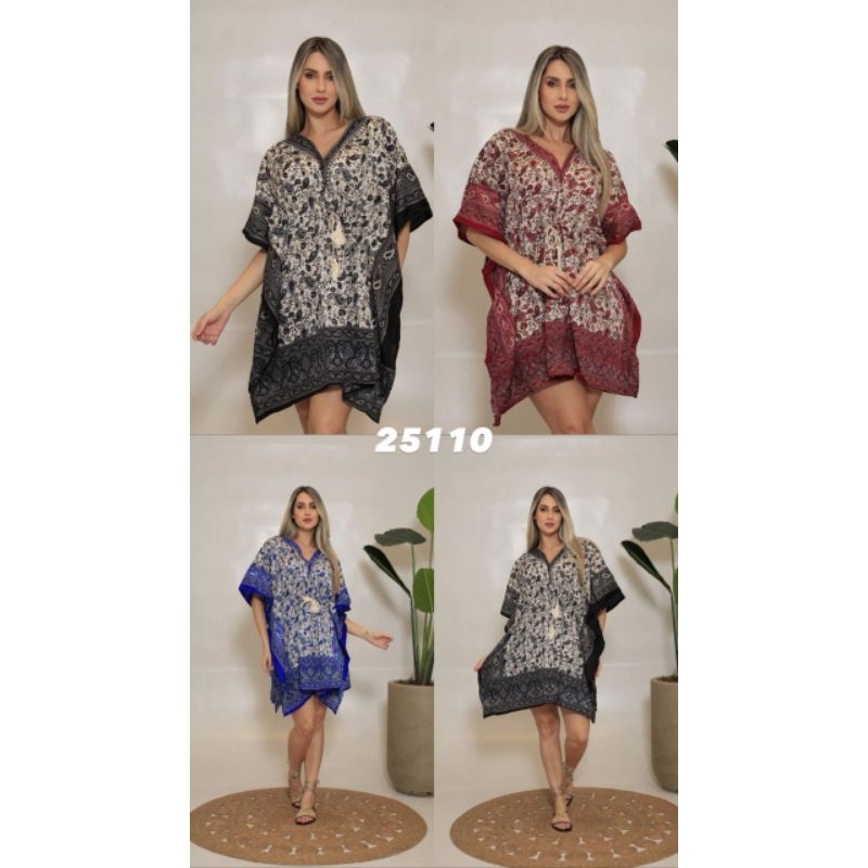bata kaftan indiana saida de praia plus size