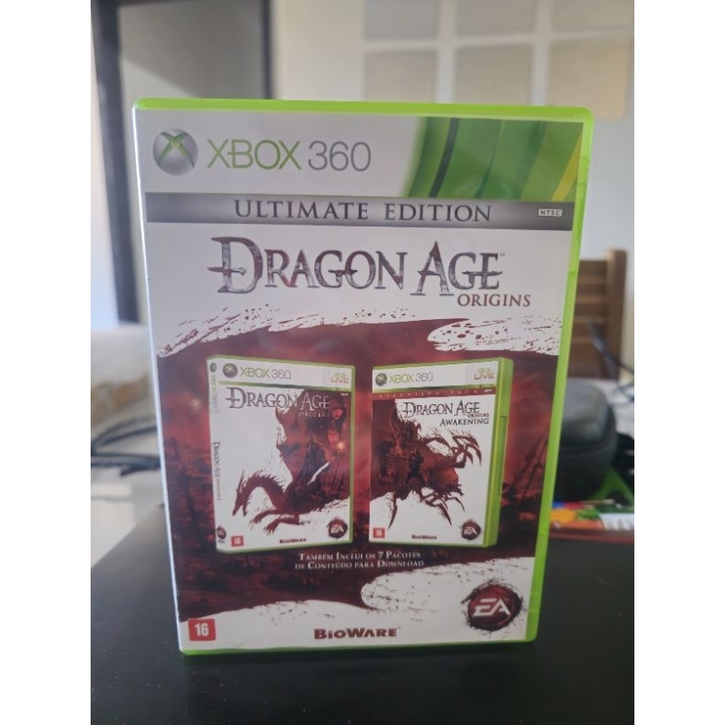 Jogo para Xbox 360 Usado Mídia Física Original Dragon Age Origins ótimo estado de conservação