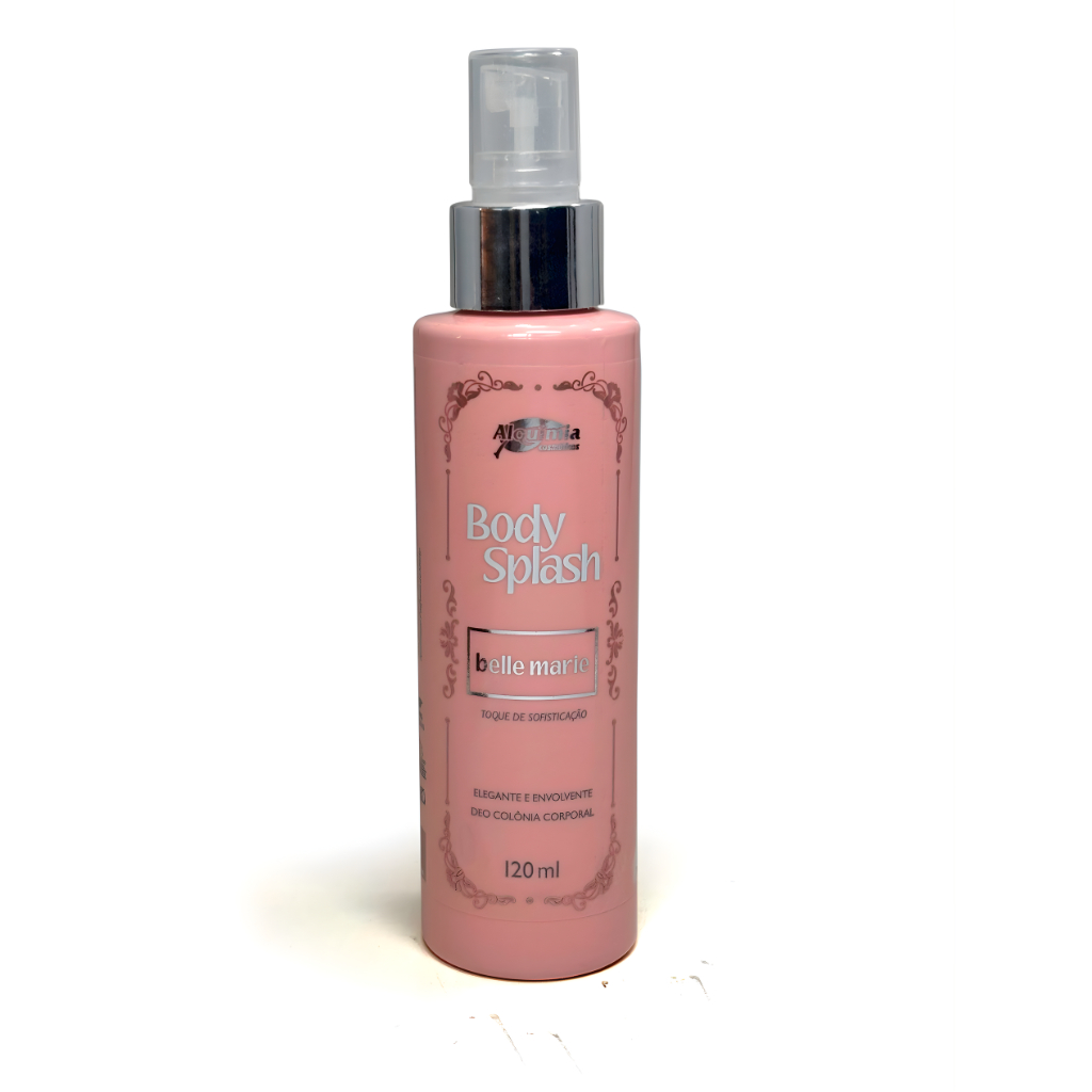 Body Splash Belle Marie 120ml Perfume Feminino Doce Floral Deo Colônia Corporal Inspirado Delina Alquimia Cosméticos