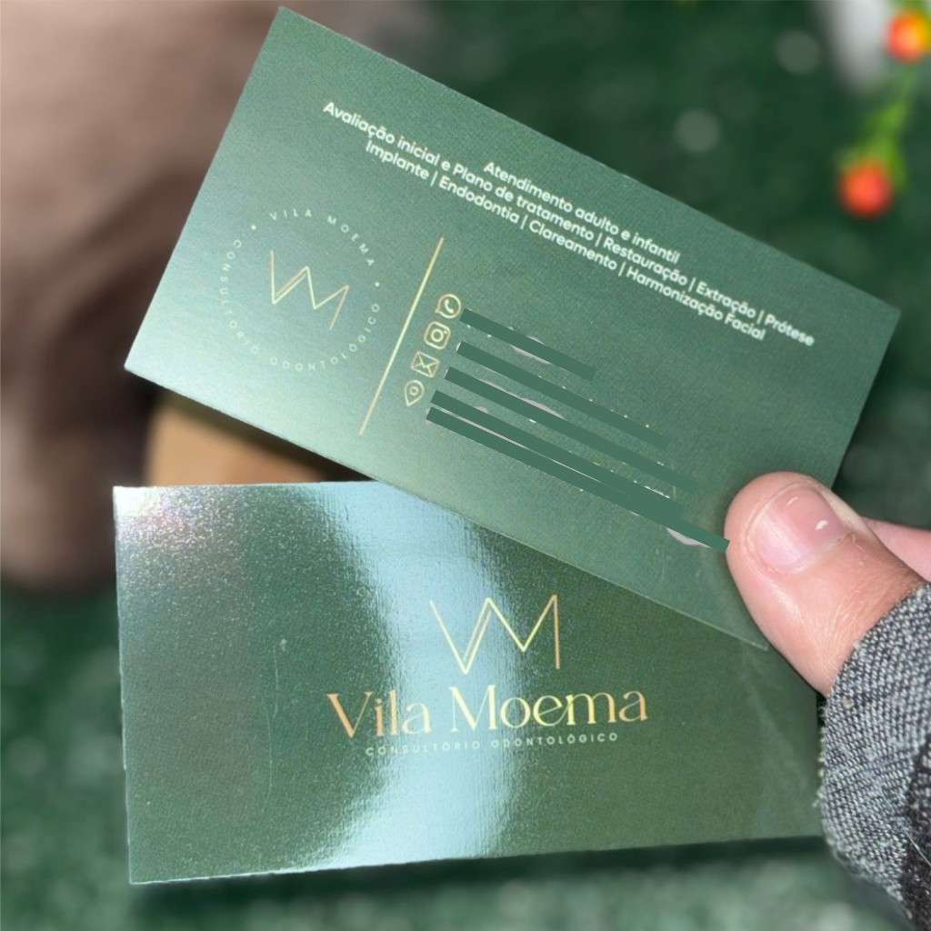 Cartão de Visita 1000 | 500 | 250 und (Criamos a Arte)