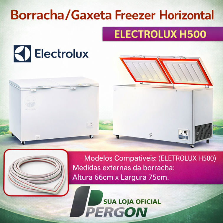 Leve 2 Borrachas H500 Freezer Electrolux – Melhor Custo