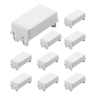 Kit Tampo Cega Tramontina Liz 4x2 | Acabamento Branco | Placa de Fechamento