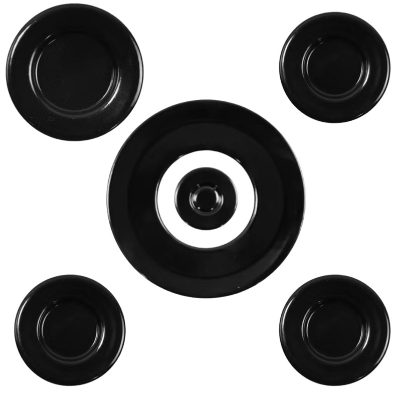 kit Espalhadores Cooktop Itatiaia Modelo Itamaster - Completo 5 Bocas