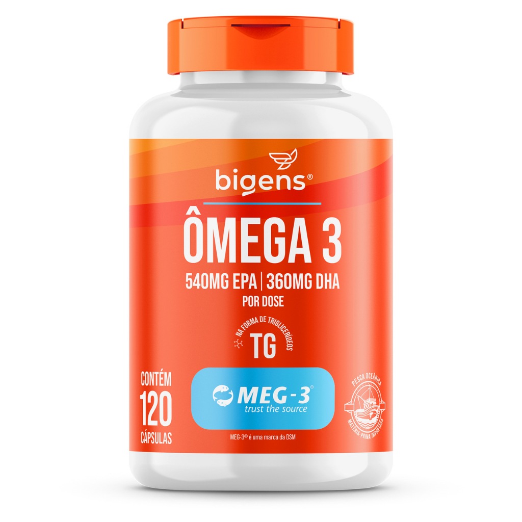 BIOGENS ÔMEGA 3 TG MEG 3 - 120 CAPS