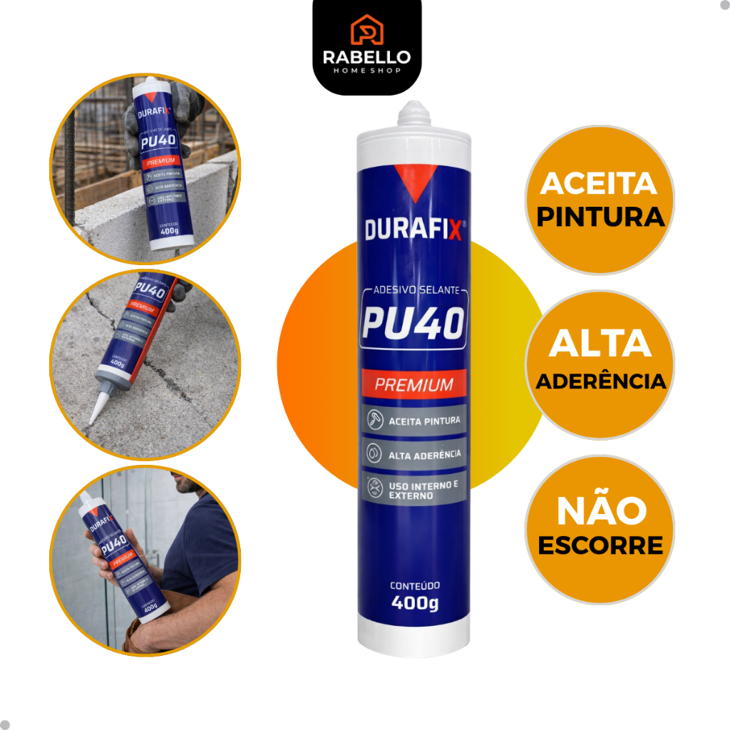 Selante Pu40 Cola Adesivo Silicone Poliuretano Construção Profissional Vidro Metal Calhas Madeira em Oferta na Shopee