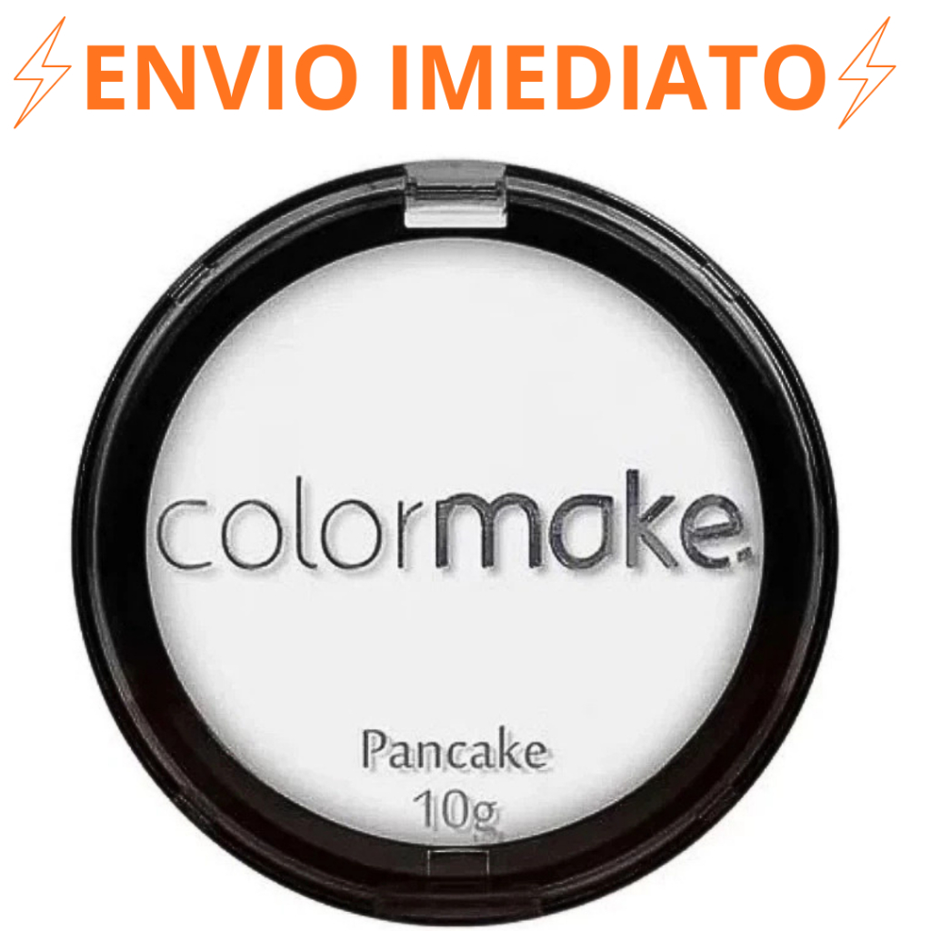 Maquiagem Pancake BRANCO 10g COLORMAKE - ENVIO IMEDIATO