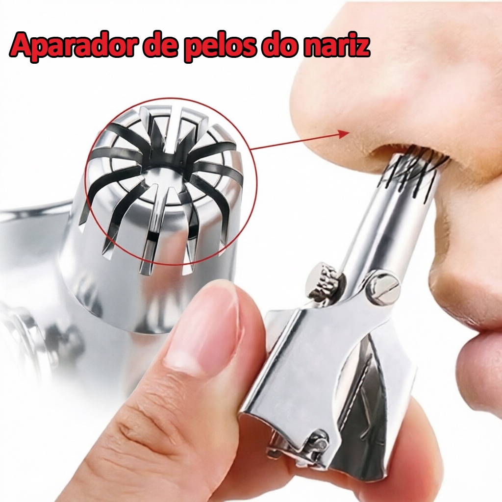 Kit2 Aparador Cortador de Pêlos do Nariz/ orelha indolor manual