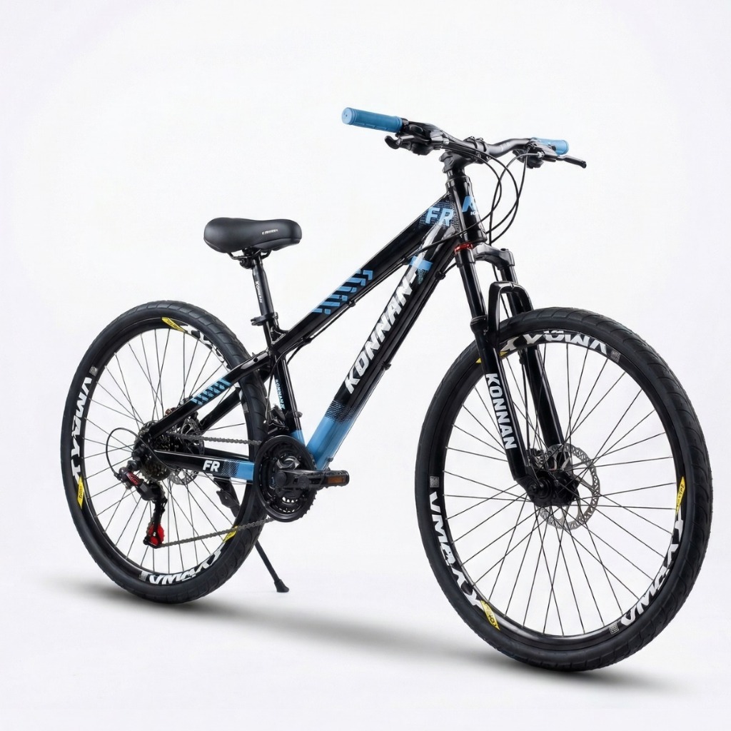 Bicicleta Mountain Bike Konnan X FR Com Suspensão Bike Grau Aro 26 VMaxx