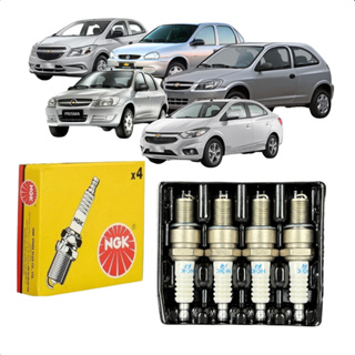 Kit Vela De Ignição NGK Celta Corsa Prisma Onix 1.0 8v Flex em Oferta na Shopee