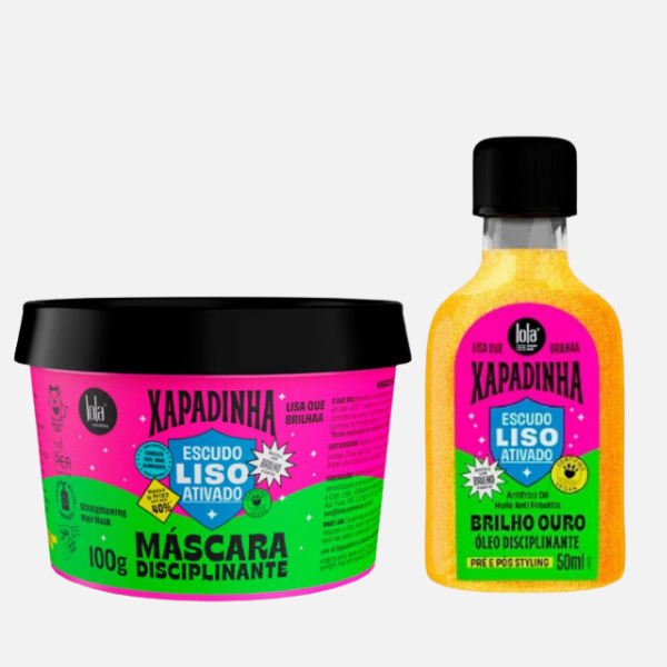 Xapadinha Lola Cosmetics Óleo Capilar Disciplinante 50ml + Máscara 100g