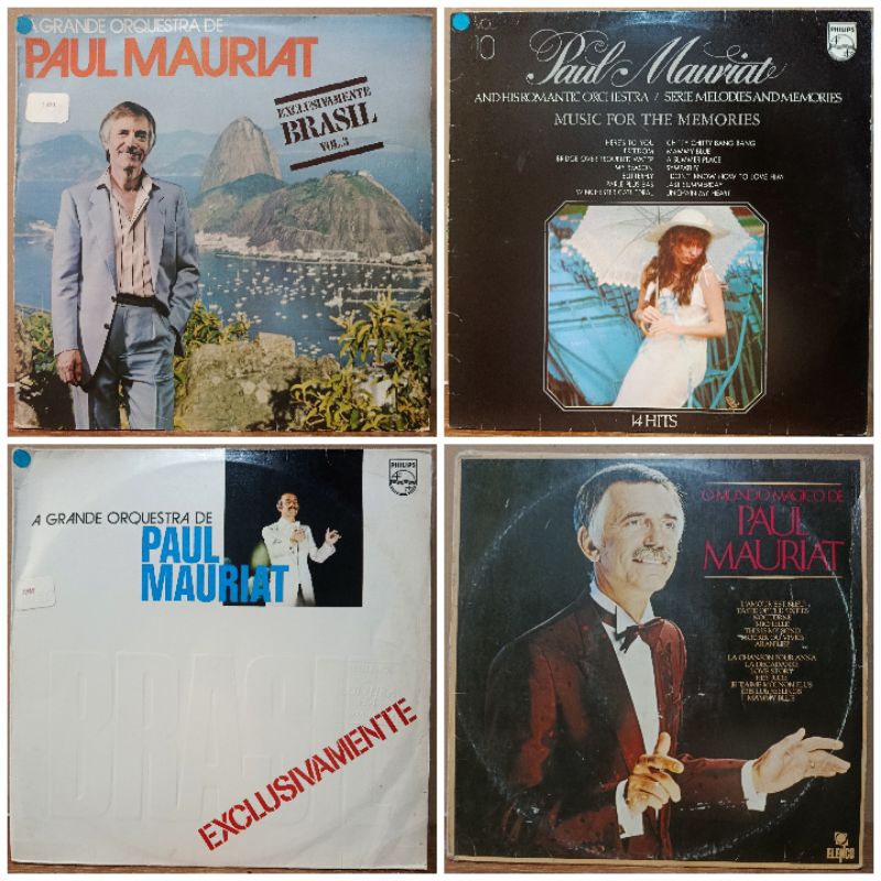 LP Lote com 4 discos do Paul Mauriat 06 (018)
