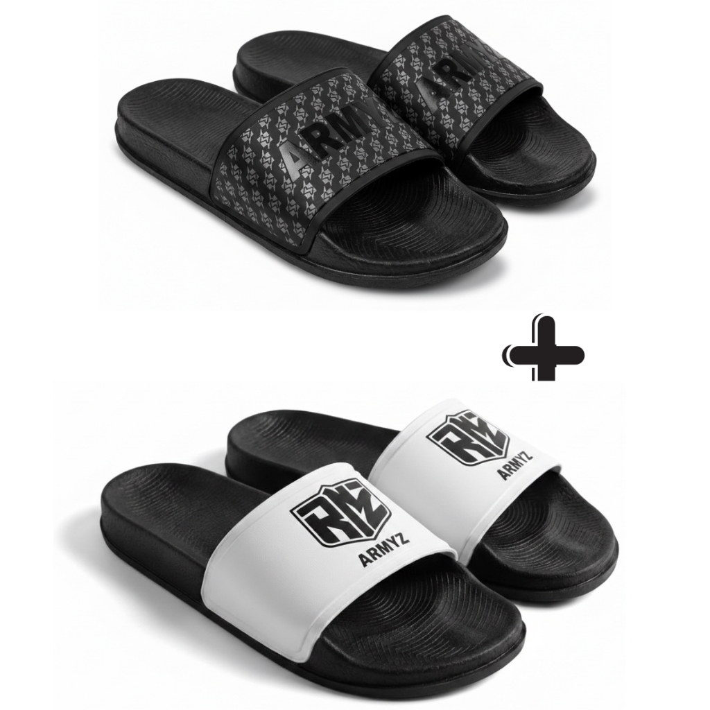 Chinelo Slide com 2 Pares Confortável Leve Antiderrapante Ideal Para Praia e Dia a Dia
