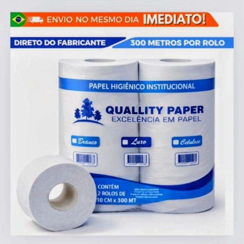 Higienico 8 rolão Institucional Papel Grande23