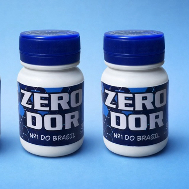 Zero Dor Original. 02 Potes com 30 cápsulas cada.