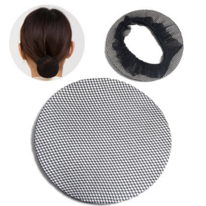 Kit 12/24/36/48 Unidades Redinha Para Coque Ballet Acessório Bailarina De Coque/Preto Rosa