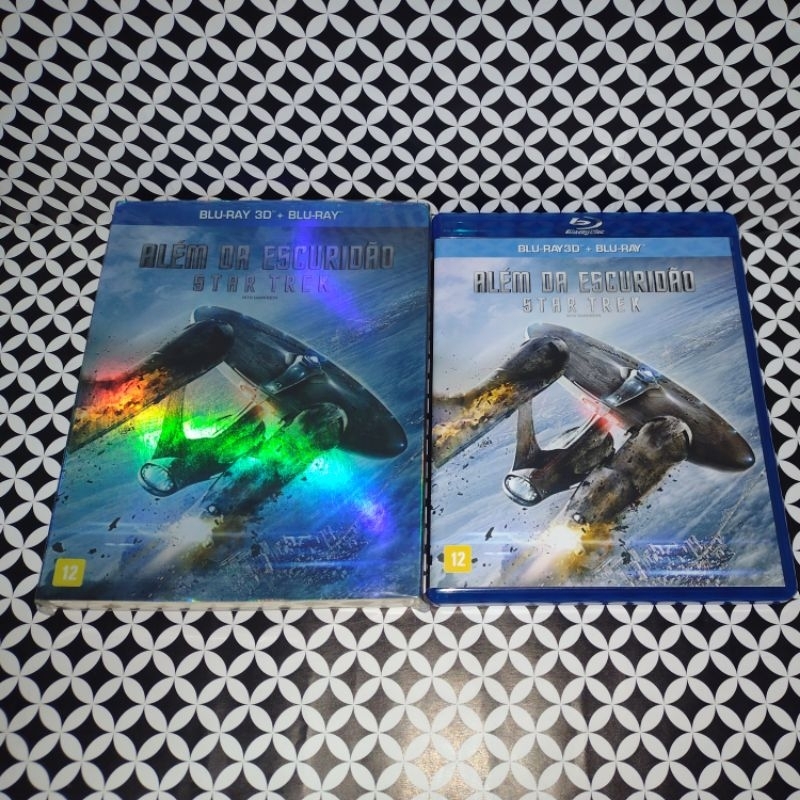 Star Trek Além da Escuridão blu-ray 3D/2D Com Luva (Item de Coleção Impecável - Ed. AMZ 2013 LEIA DETALHE)