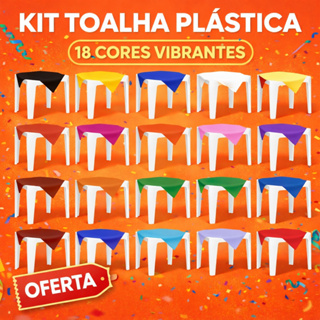 Kit 10/20/30 Toalhas de Mesa Lisa Plástico 70x70 cm Perolizada para Festas, Eventos e Casamentos em Oferta na Shopee