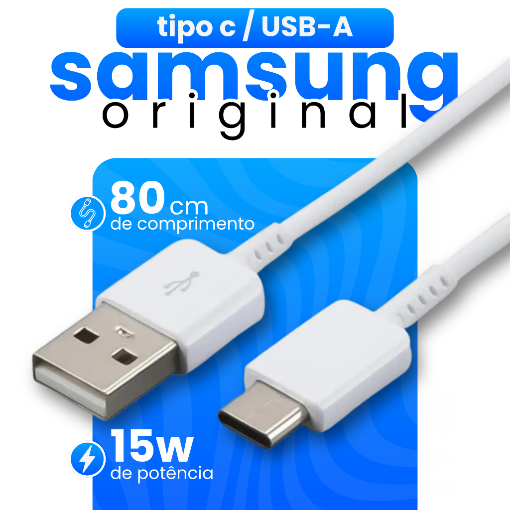 Cabo Samsung Original Turbo Tipo C Com Alta Compatibilidade