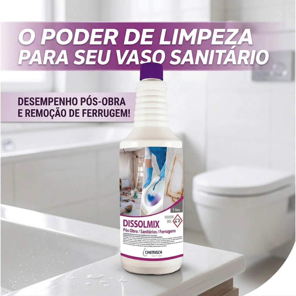 Detergente Dissolmix Limpa Vaso Sanitario 1L