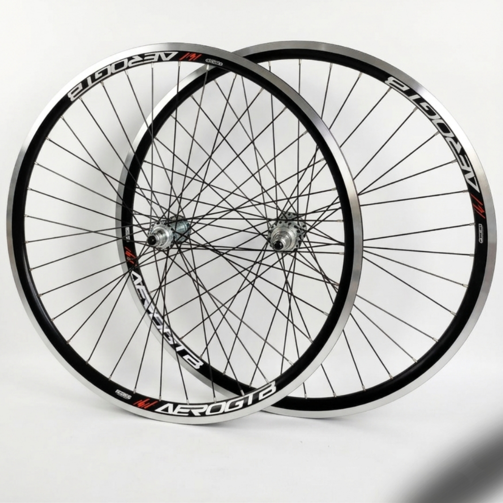 Par de Rodas Aro 26 x 1.9 Bike Bicicleta MTB Urbana Cubo Aço Raio fino Aero Belumi