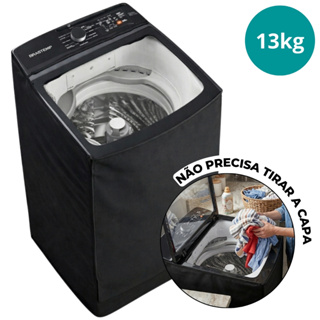 Capa Impermeavel Protetora Maquina Lavar Roupas Brastemp bwk 13Kg em Oferta na Shopee