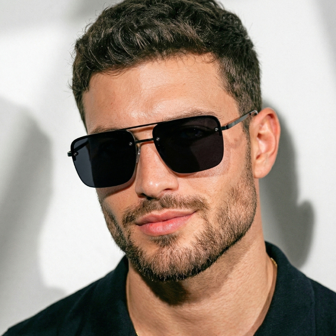 Óculos de Sol Stark Aviador Estilo Industrial Clássico Oldstyle uv400 Feminino Masculino em Oferta na Shopee