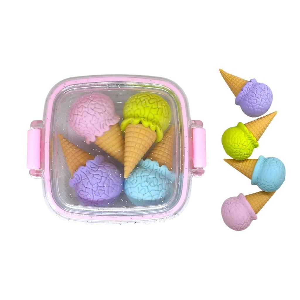 Kit de Borrachas Divertidas na Caixinha