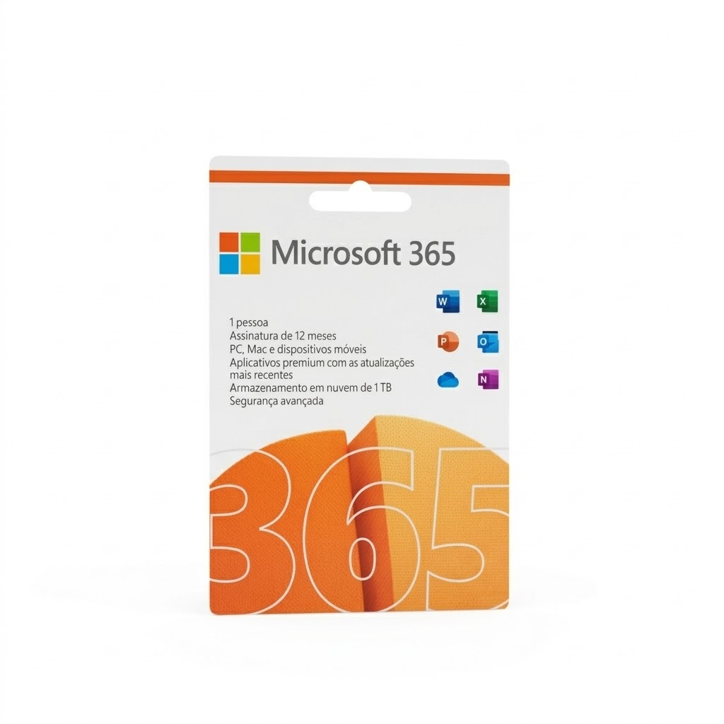 Microsoft Office 365 1TB OneDrive para 5 pcs - em sua Conta