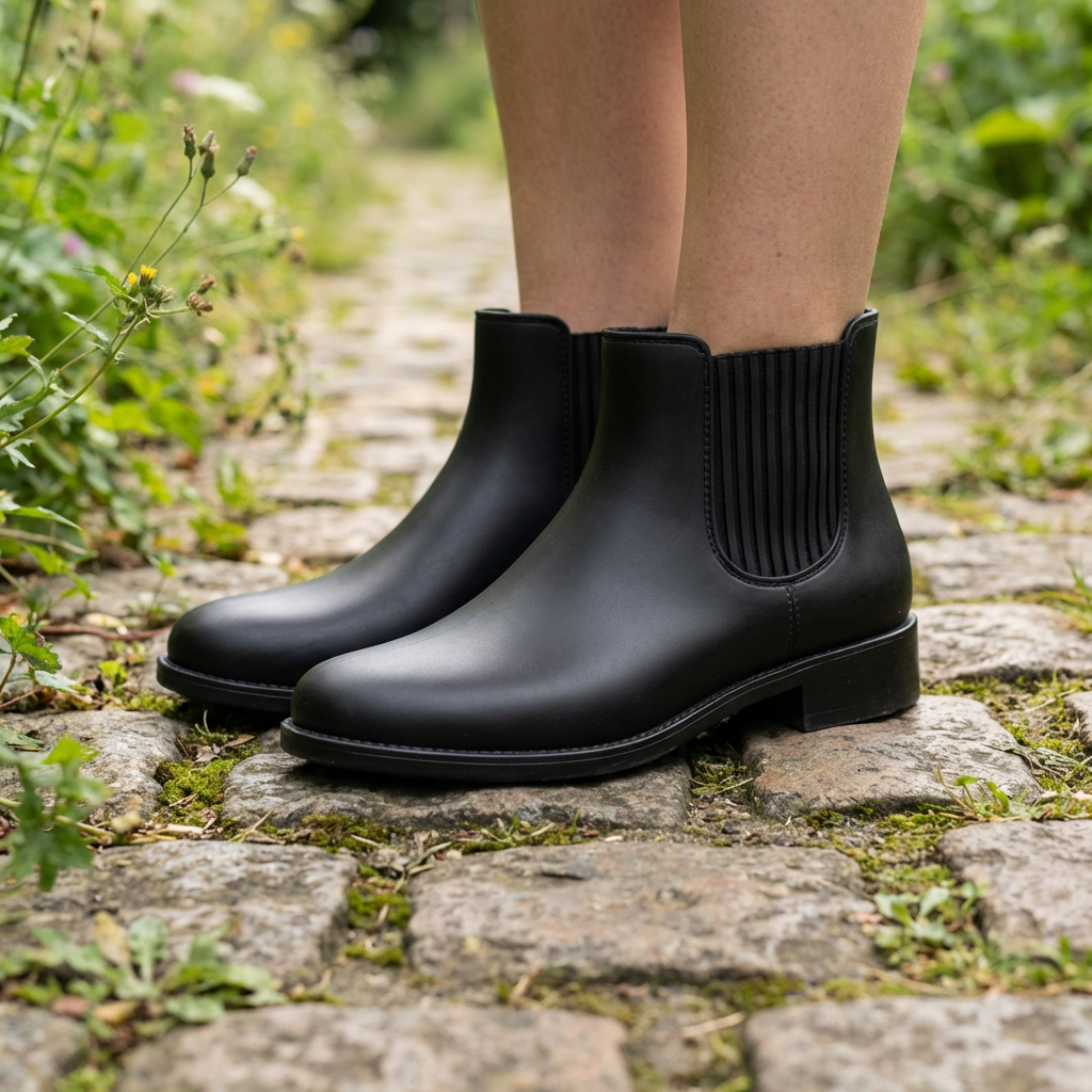 Bota de Chuva Galocha Feminina Hospitalar Enfermagem Antiderrapante Impermeável Confortável