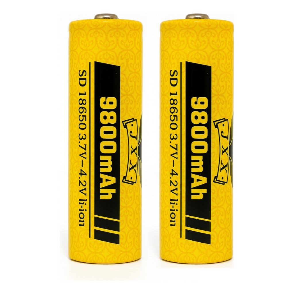 2 Baterias 18650 Recarregável 9800mah Jyx 3.7v 4.2v Original