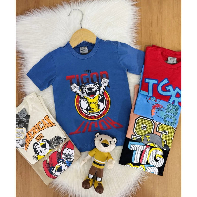 Camiseta Infantil Menino –  (Tam. 2 ao 12) Cores e Estampas Variadas em Oferta na Shopee