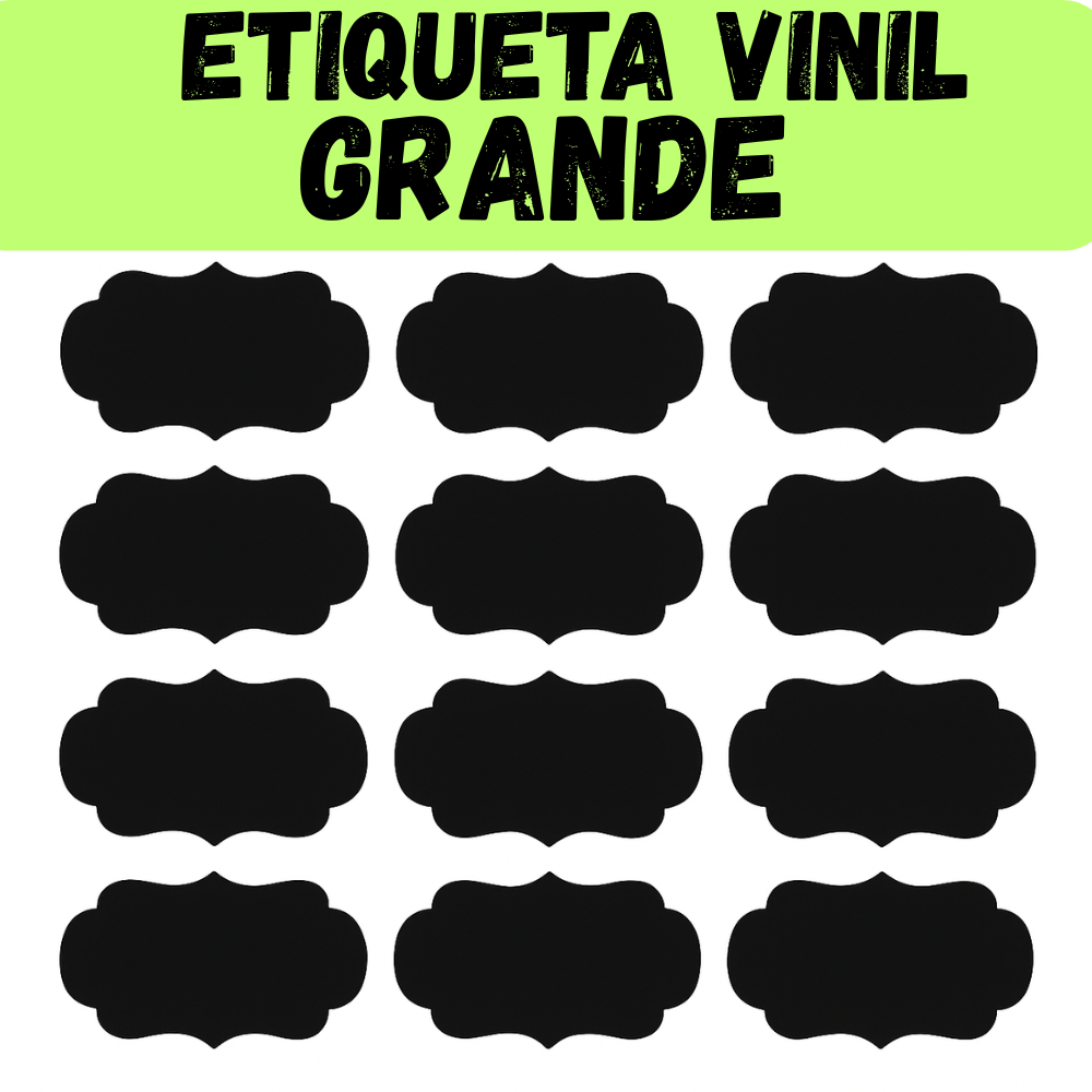 Etiqueta Adesiva Multiuso Lousa Preta+Caneta Giz Branca Apagável  Organizador Tempero