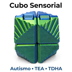 Cubo Magico Infinito Anti Stress Portátil Para Ansiedade e Foco Design Compacto Sensorial para Autismo TDHA TEA