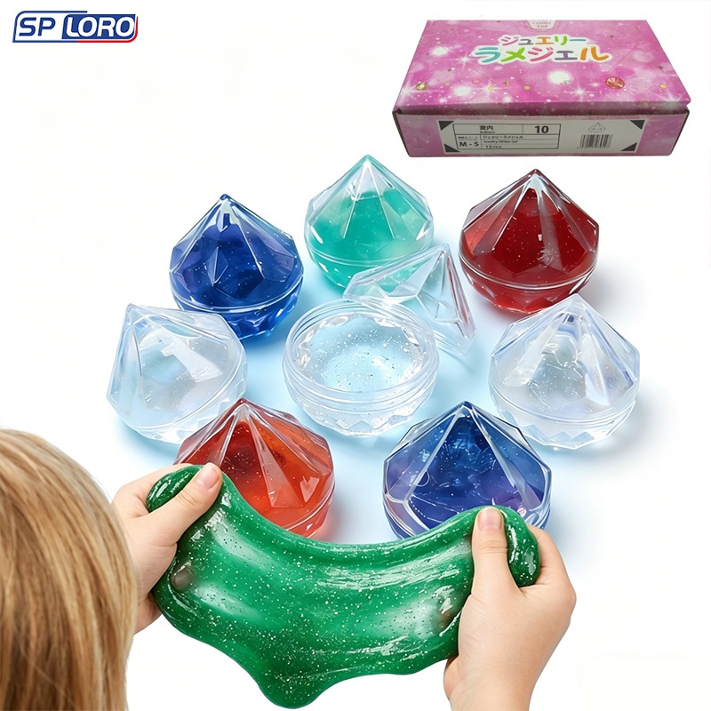 Geleca Slime Kit 12 Slime - Brinquedo Não Tóxico Ideal para Lembrancinha e Presente 10