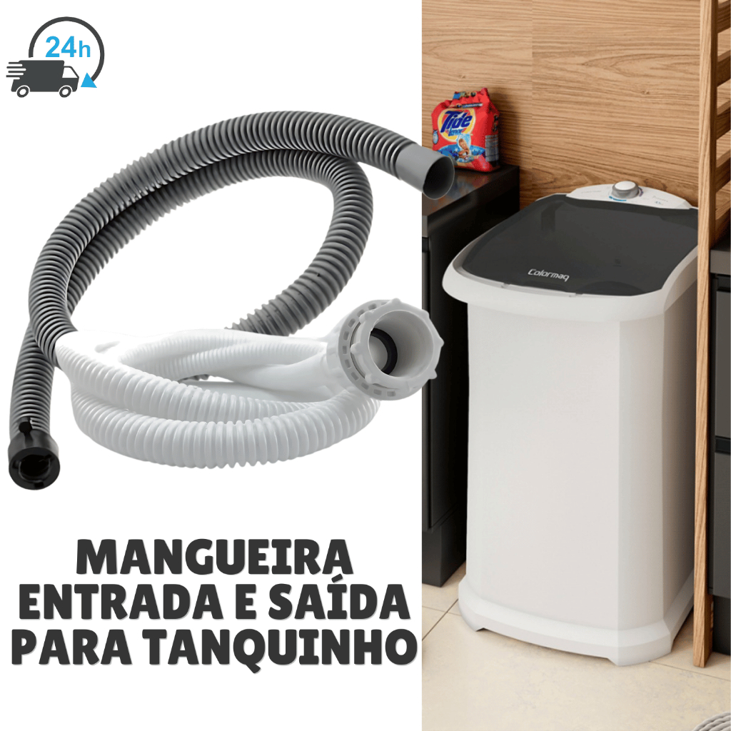 Mangueira Para Tanquinho Entrada e Saída Água Universal Kit Mangueira Tanquinho Lavadora De Roupa em Oferta na Shopee