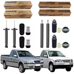 KIT 4 AMORTECEDOR SAVEIRO G3 G4 2001 A 2009 NAKATA + 4 AXIOS