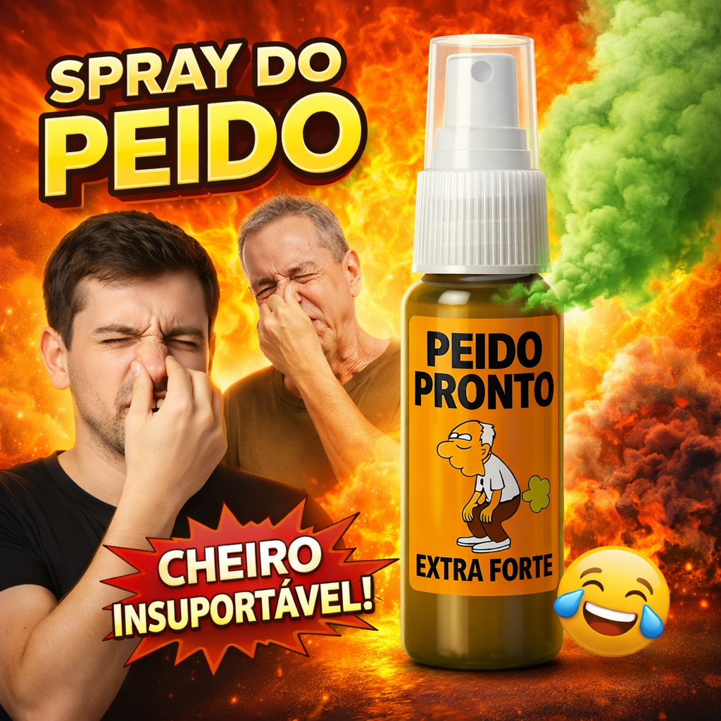 Spray do Pum Peido Pronto Extra Forte Fedorento Brincadeira Pegadinha