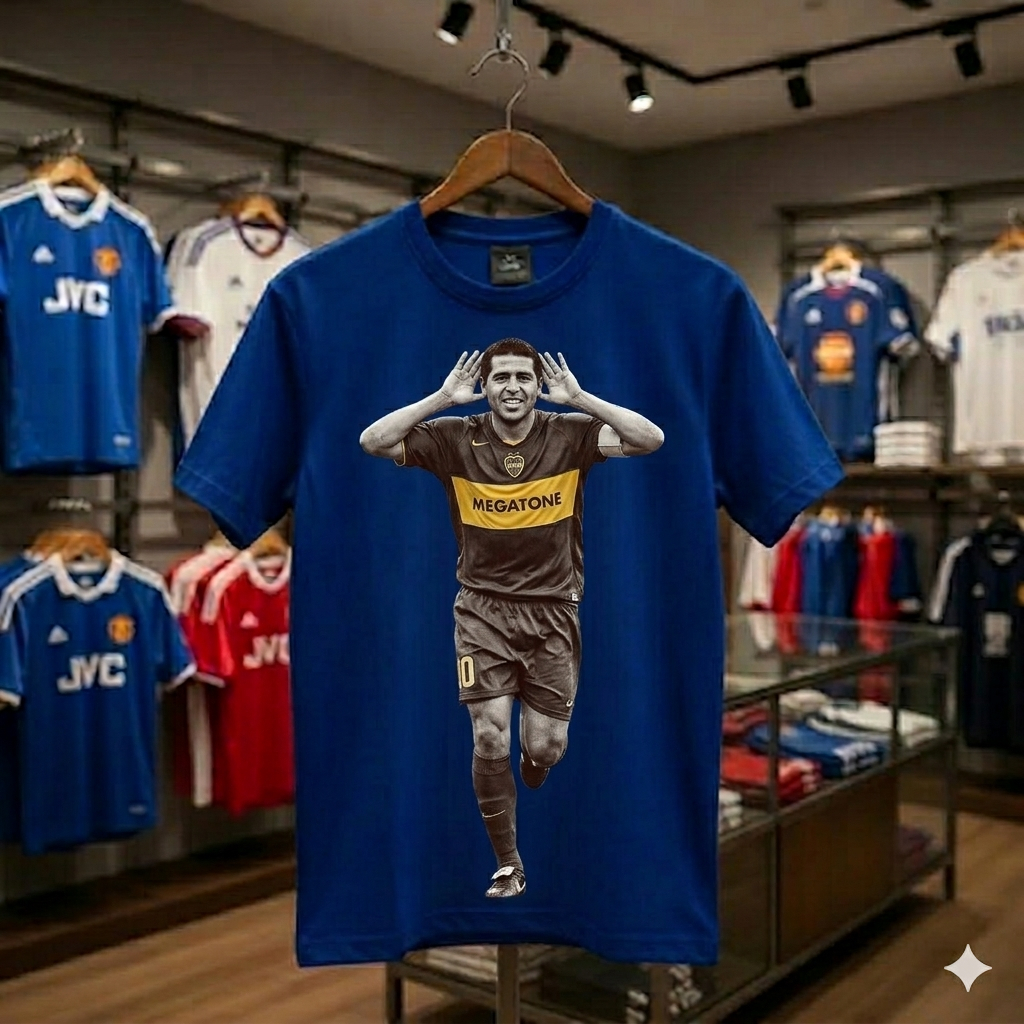 Camiseta Futebol Lendas Juan Roman Riquelme Camisa Lenda Argentina