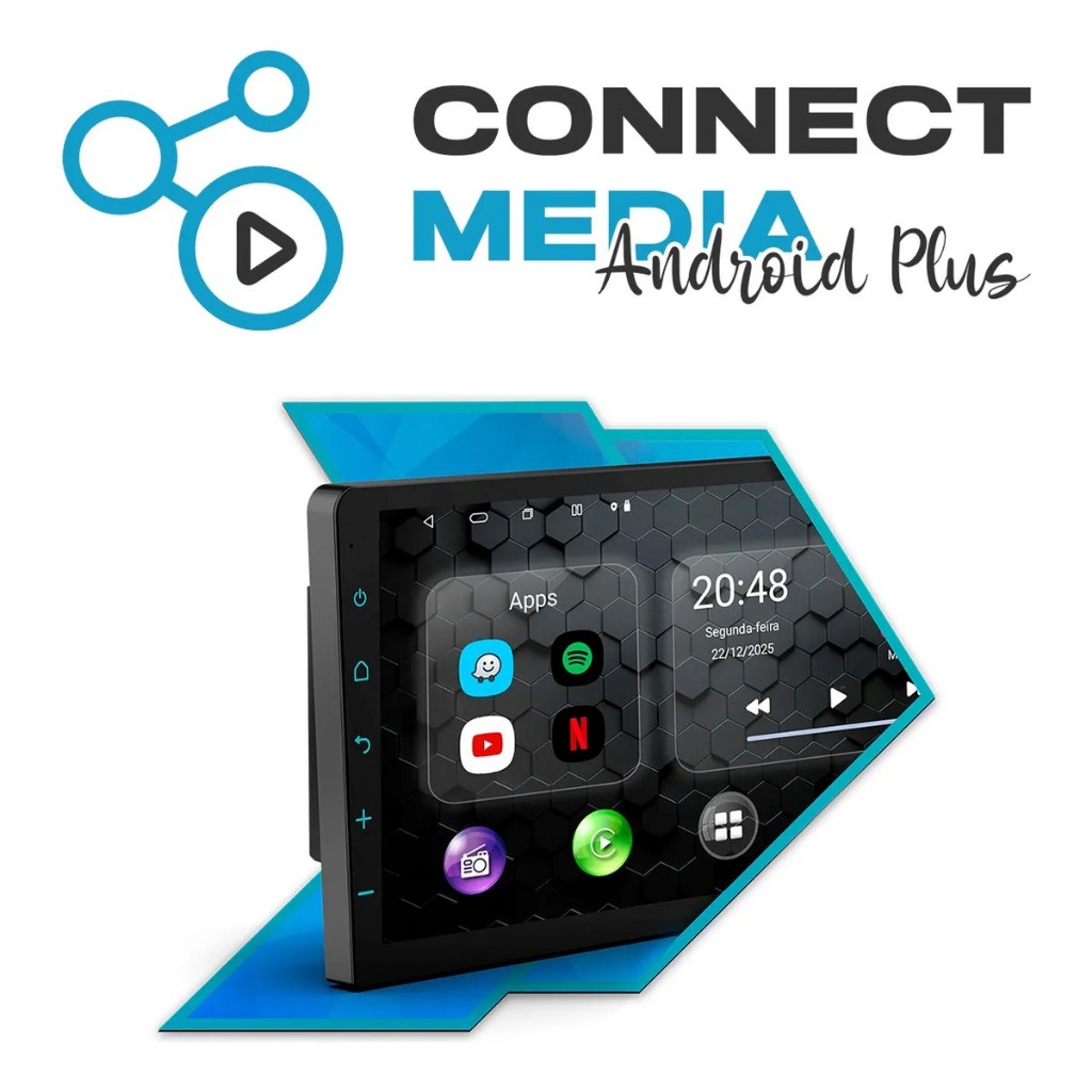 Multimidia Universal Faaftech Ft Mm Cma9 Plus 9 Pols Android — imagem 2 de 2