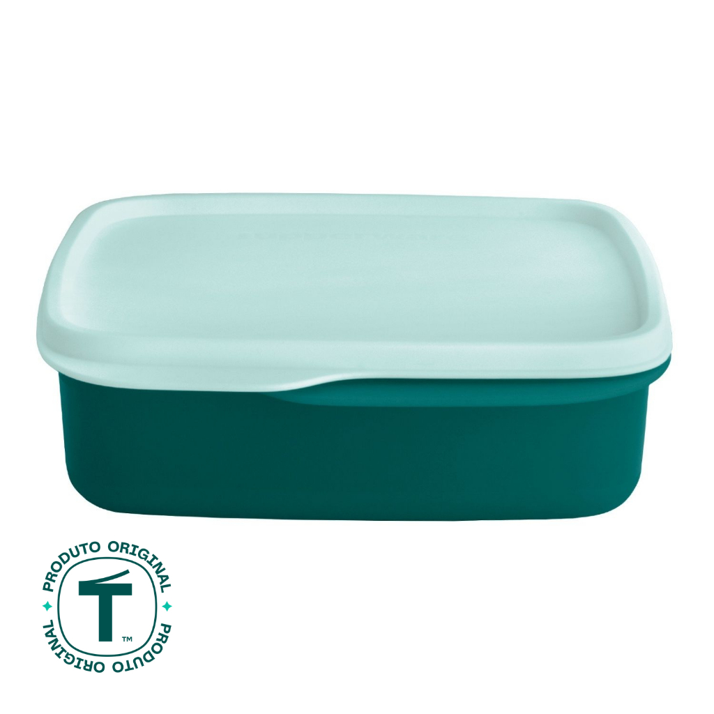 Pote Hermético Tupperware Basic Line com Divisória 550ml