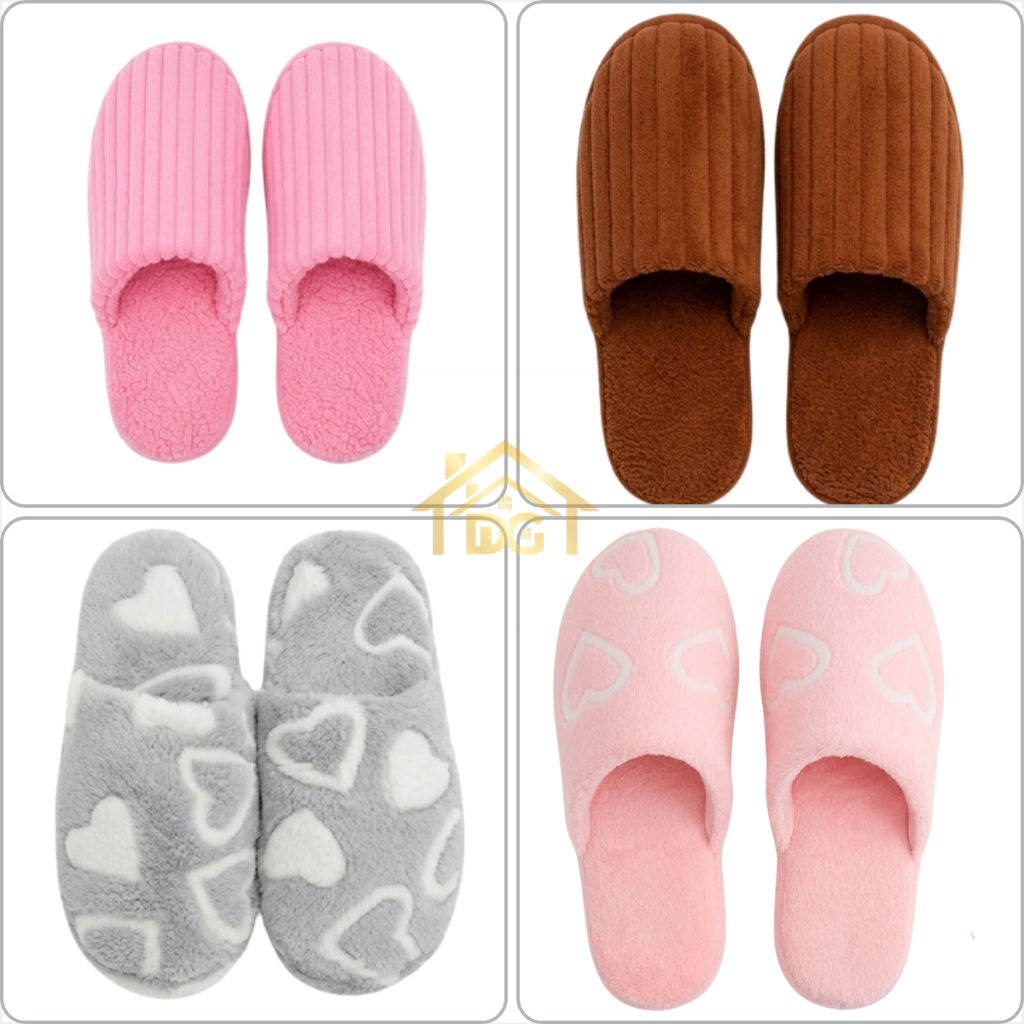 Pantufa Feminino Peluciada Casual Leve Hotel Antiderrapante