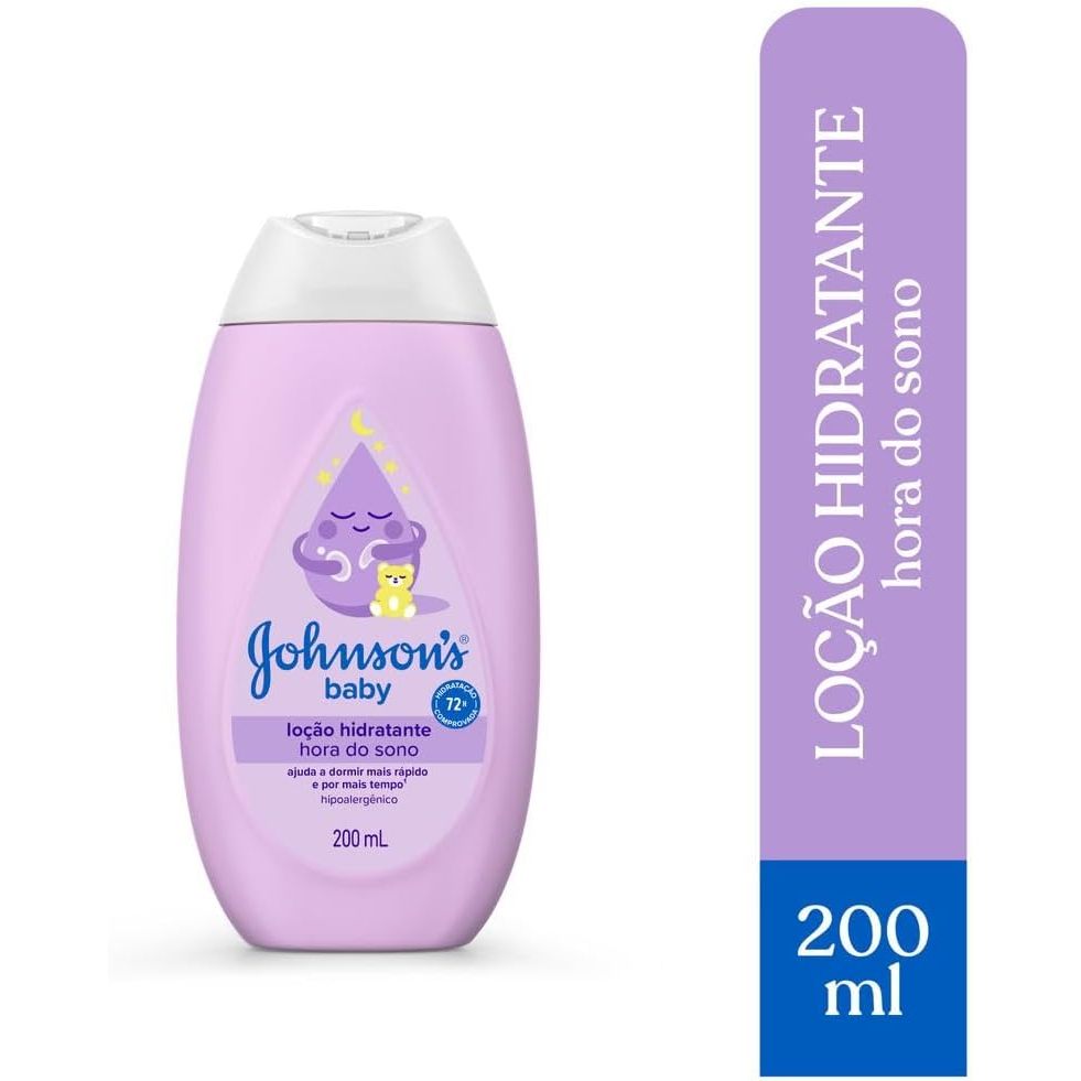 Loção Hidratante JOHNSON'S® Baby Relaxante Para Uso Diário Hora Do Sono 200ml