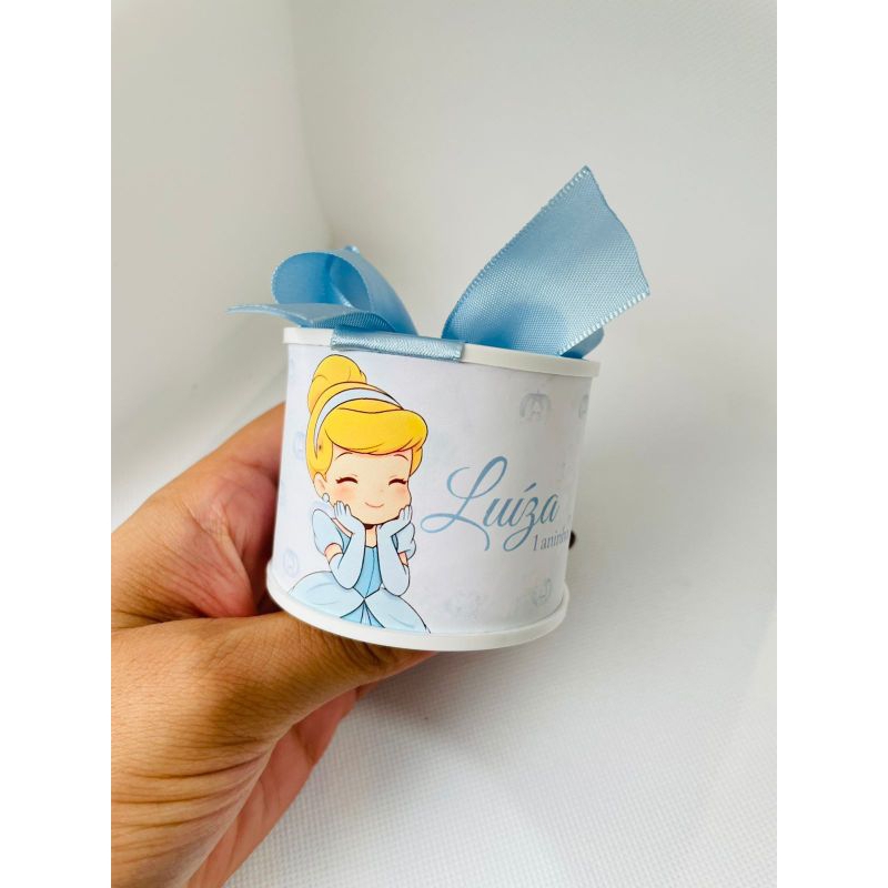 Kit Tubolatas Cinderela | Aniversário Cinderela | Tubolatas Personalizadas | Kit Tubolatas 5x6 | Lembrancinhas